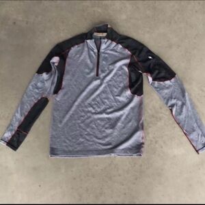 Smartwool Long Sleeve 1/4 Zip Pullover Merino Wool 56% Men Size Small Base layer